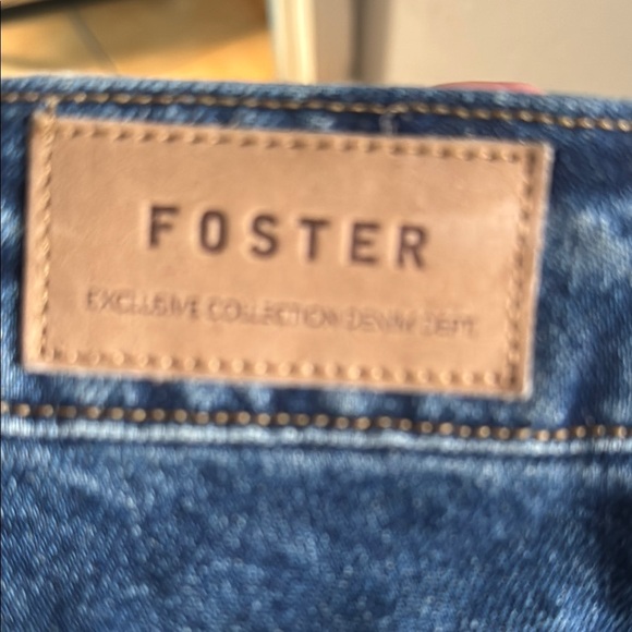 Cody Foster Blue Wide Leg Flare Jeans 35 - Picture 10 of 11